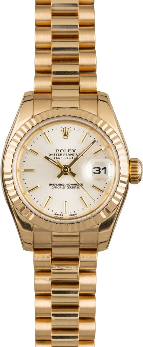 used Rolex women's president